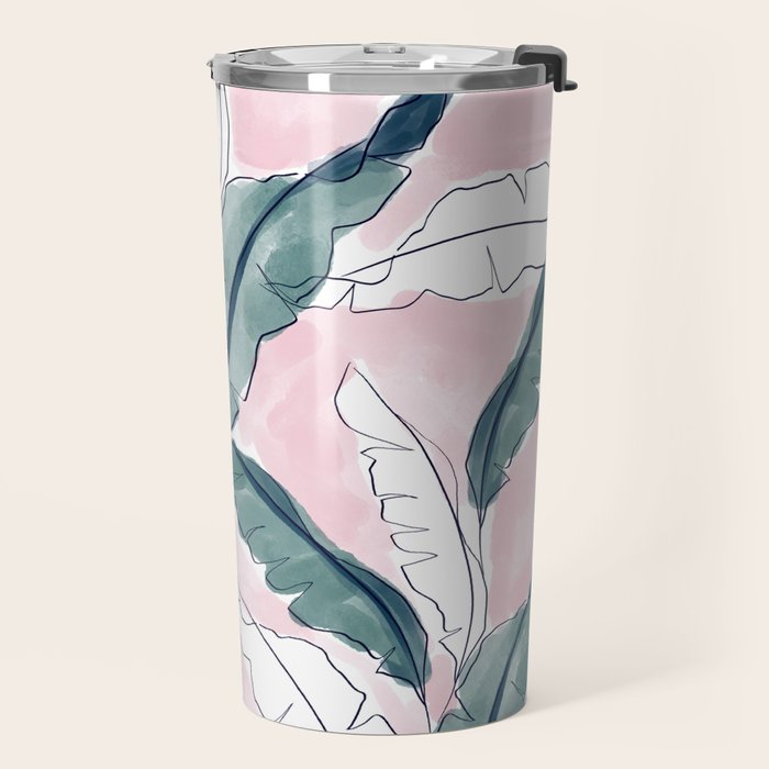 Banana Leaves Travel Mug Gallery Image 2