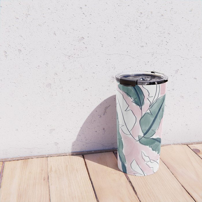 Banana Leaves Travel Mug Gallery Image 4