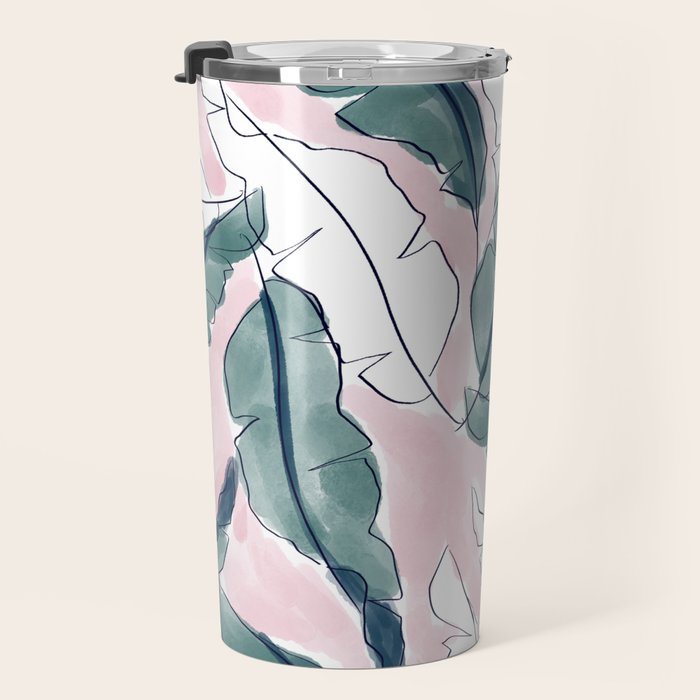 Banana Leaves Travel Mug Gallery Image 3