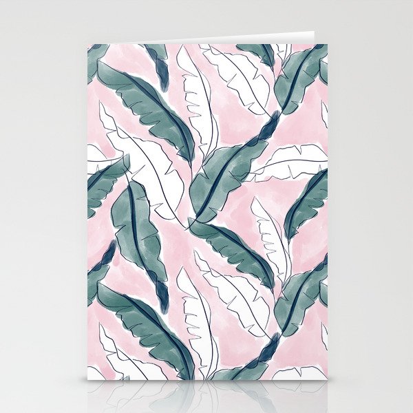 Banana Leaves Stationery Card Gallery Image 2