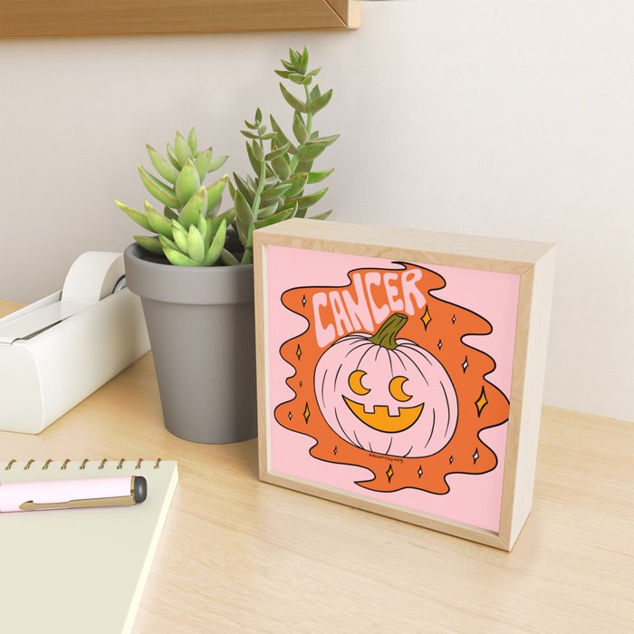 Cancer Jack O Lantern Mini Art Print Gallery Image 2