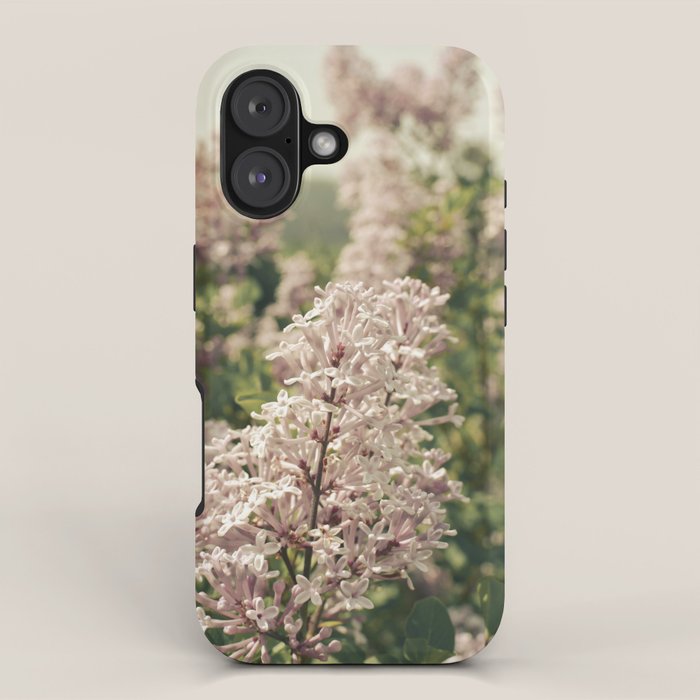 Lilac Flowers Botanical Photograph iPhone Case Gallery Image 1