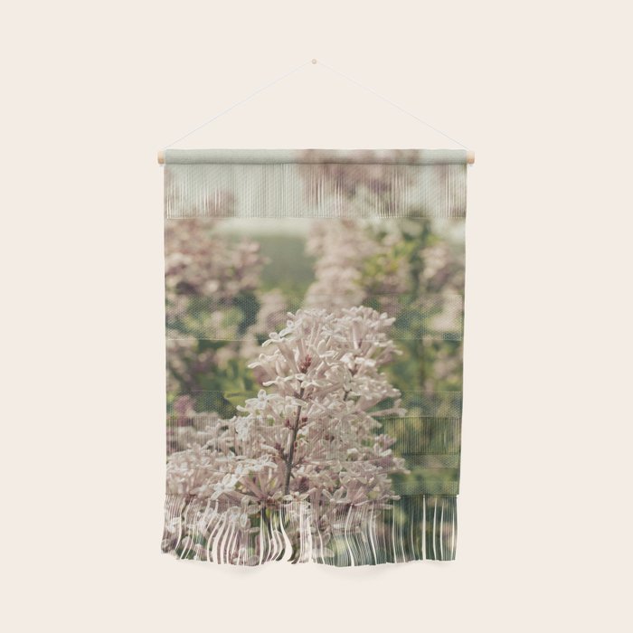Lilac Flowers Botanical Photograph Wall Hanging Gallery Image 1