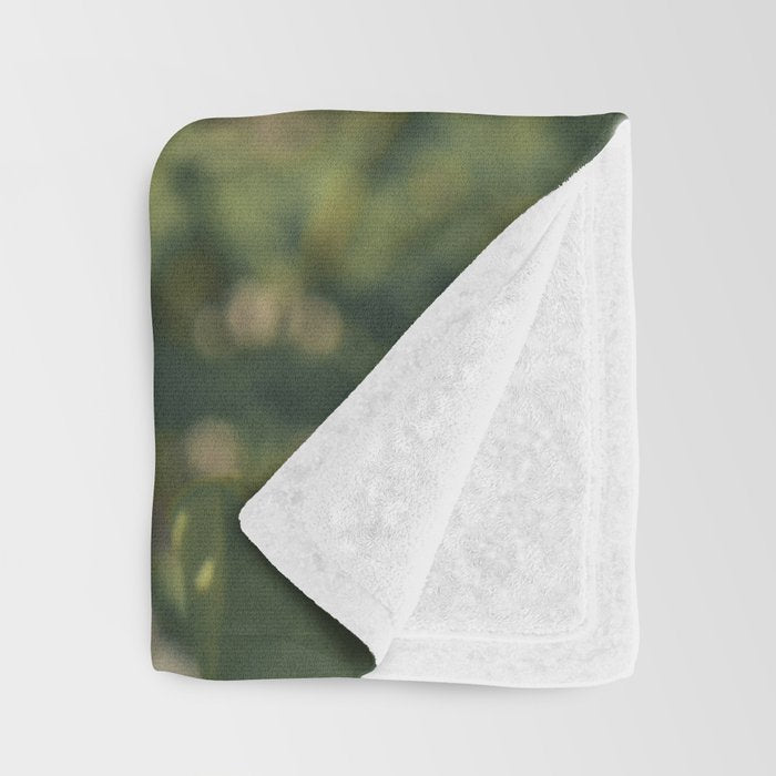 Lilac Flowers Botanical Photograph Throw Blanket Gallery Image 3
