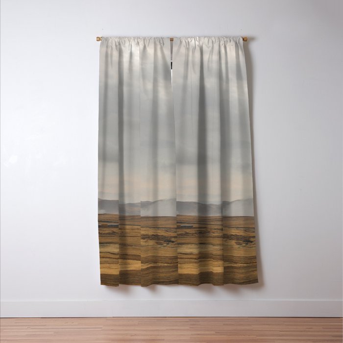 Cloudy Countryside Window Curtain Gallery Image 3