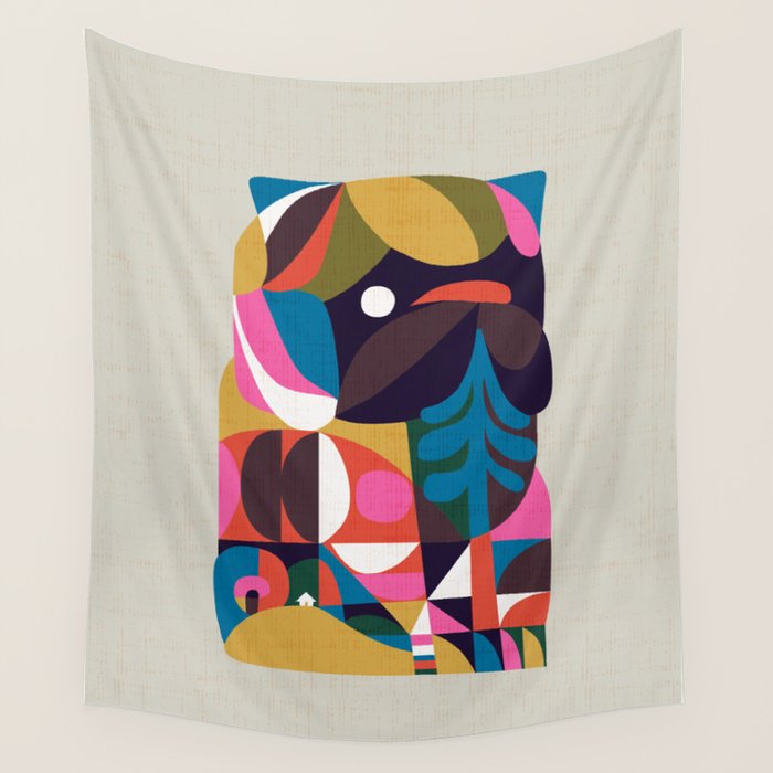 Nordic Pug Wall Tapestry Gallery Image 4