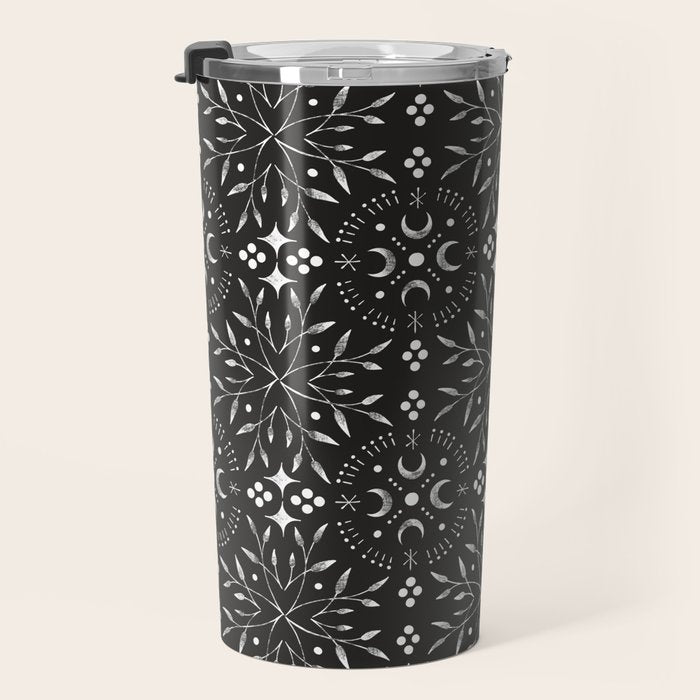 Mystical mosaic lunar phases BN Travel Mug Gallery Image 3