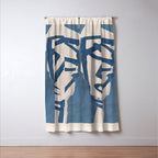 Modern Abstract Art Face 19 Window Curtain Gallery Image 3