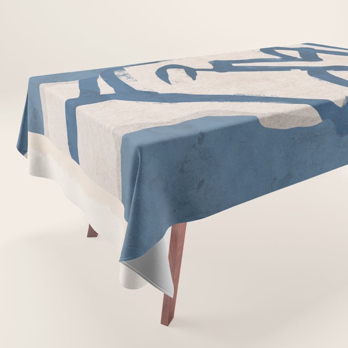 Modern Abstract Art Face 19 Tablecloth Gallery Image 1