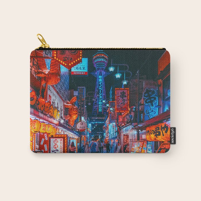 Osaka City Anime Scenes  Carry All Pouch Gallery Image 1