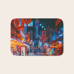 Osaka City Anime Scenes  Bath Mat Gallery Image 1