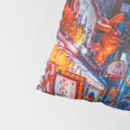 Osaka City Anime Scenes  Pillow Sham Gallery Image 4
