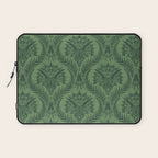 Triceratops Damask - Fern Laptop Sleeve Gallery Image 1
