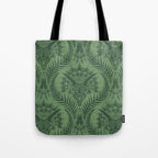 Triceratops Damask - Fern Tote Bag Gallery Image 1