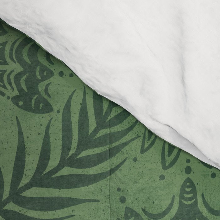 Triceratops Damask - Fern Comforter Gallery Image 4
