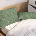Triceratops Damask - Fern Pillow Sham Gallery Image 2