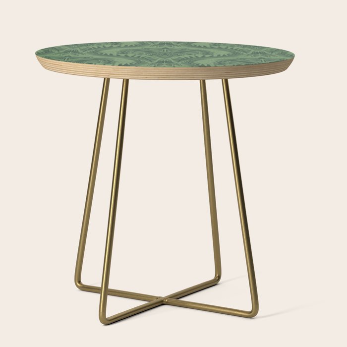 Triceratops Damask - Fern Side Table Gallery Image 1