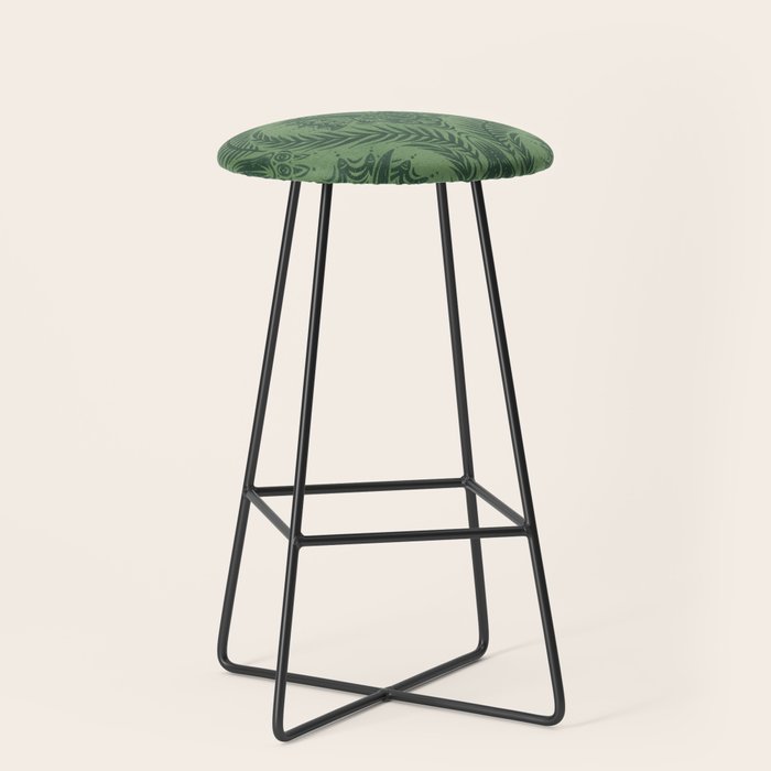 Triceratops Damask - Fern Stool Gallery Image 1