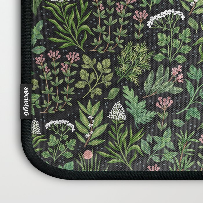 Herbs & Spices - dark Laptop Sleeve Gallery Image 3