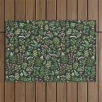 Herbs & Spices - dark Outdoor Rug Gallery Image 1
