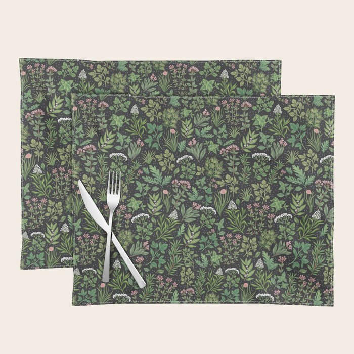 Herbs & Spices - dark Placemat Gallery Image 1