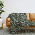 Herbs & Spices - dark Throw Blanket Gallery Image 2