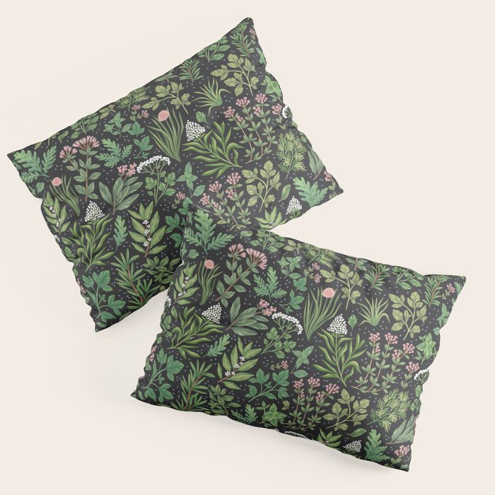Herbs & Spices - dark Pillow Sham Gallery Image 3