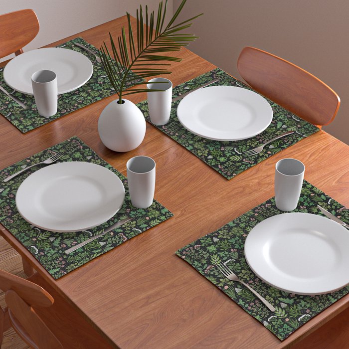 Herbs & Spices - dark Placemat Gallery Image 2