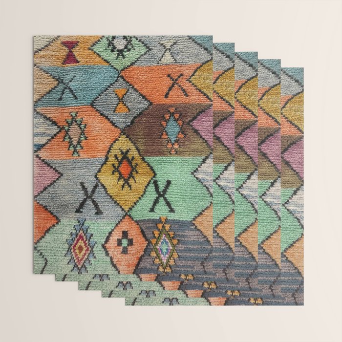 Traditional Vintage Moroccan Rug Wrapping Paper Gallery Image 3