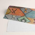 Traditional Vintage Moroccan Rug Wrapping Paper Gallery Image 2