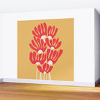 Fiery flowers Wall Mural Gallery Image 2