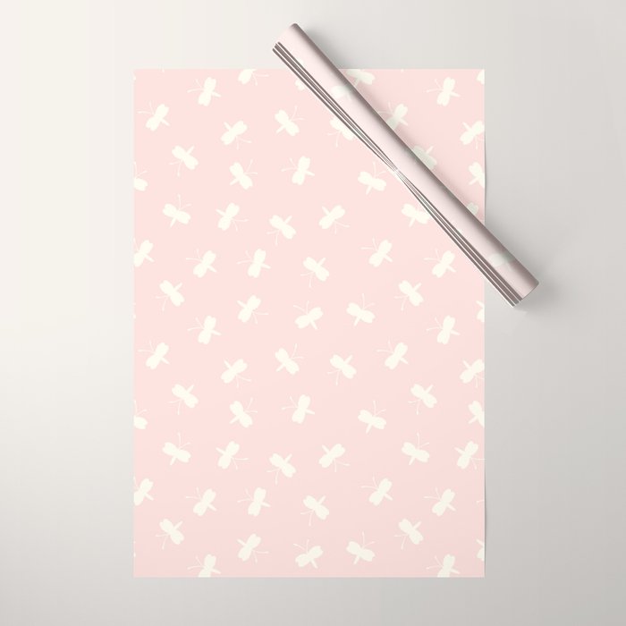 Dream Pink Butterfly Wrapping Paper Gallery Image 1