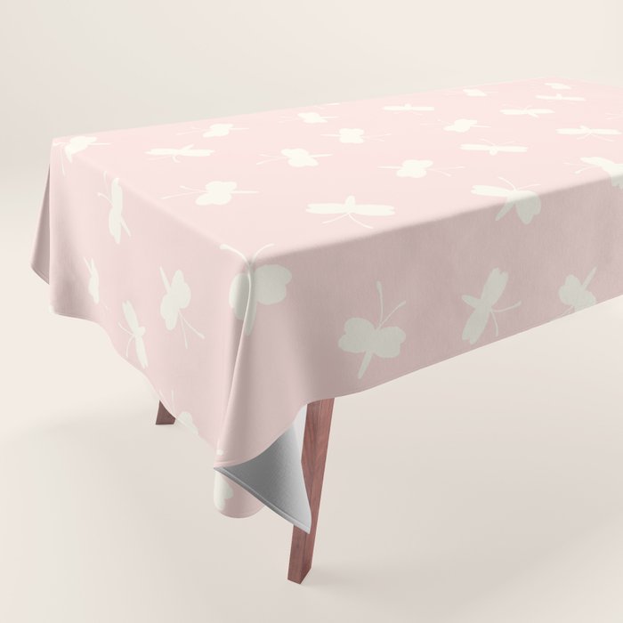 Dream Pink Butterfly Tablecloth Gallery Image 1