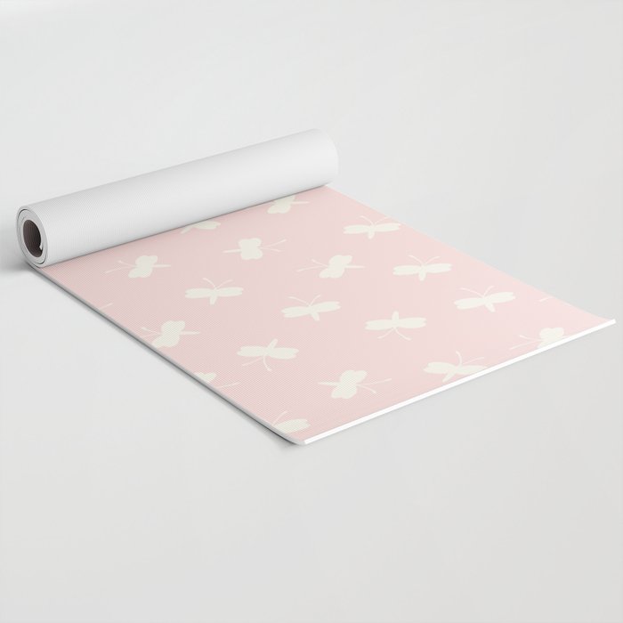 Dream Pink Butterfly Yoga Mat Gallery Image 2
