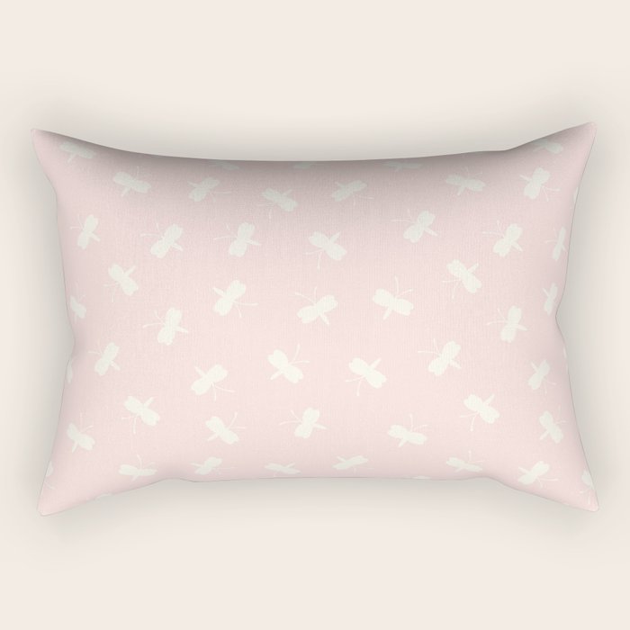 Dream Pink Butterfly Rectangular Pillow Gallery Image 1