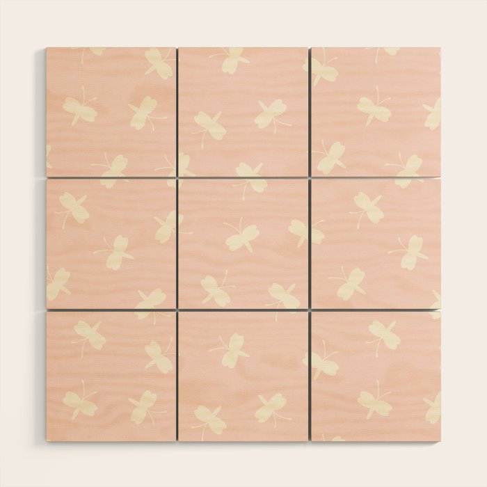 Dream Pink Butterfly Wood Wall Art Gallery Image 1