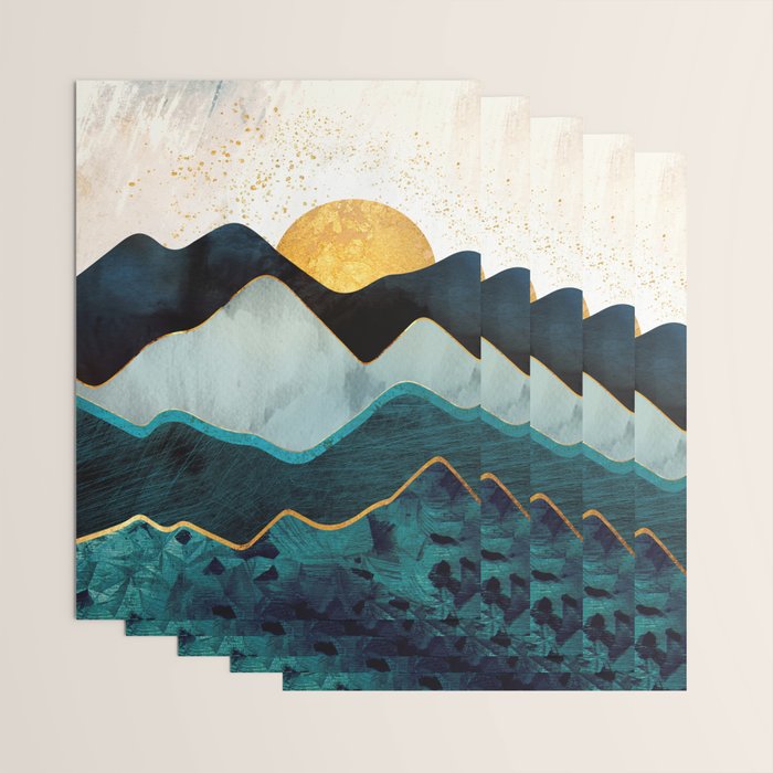 Glacial Hills Wrapping Paper Gallery Image 3