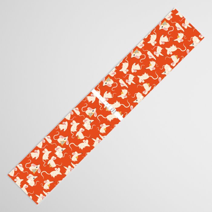 Happy mice pattern Table Runner Gallery Image 3