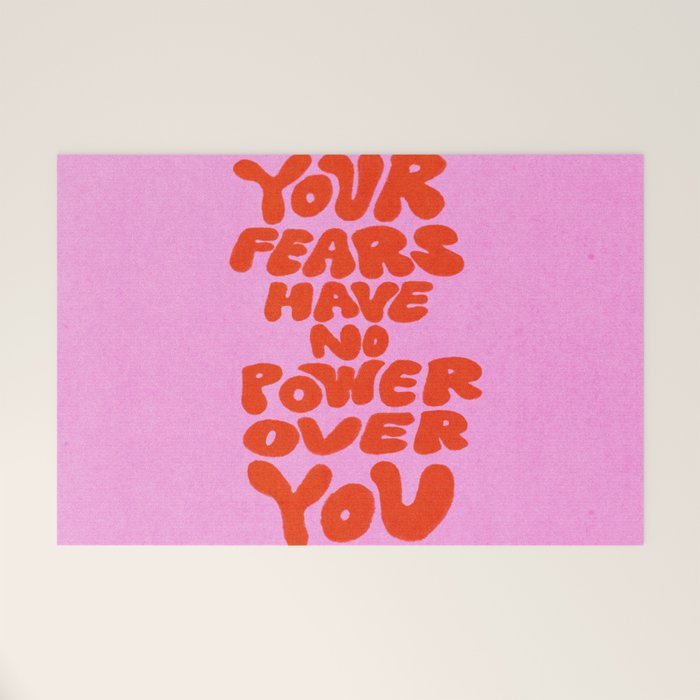 Fear Has No Power Welcome Mat Gallery Image 1