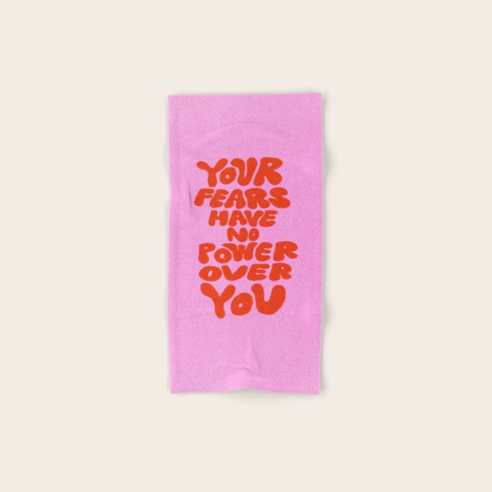 Fear Has No Power Bath Towel Gallery Image 1