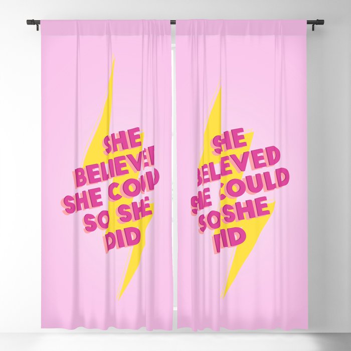 she believed she could Window Curtain Gallery Image 5