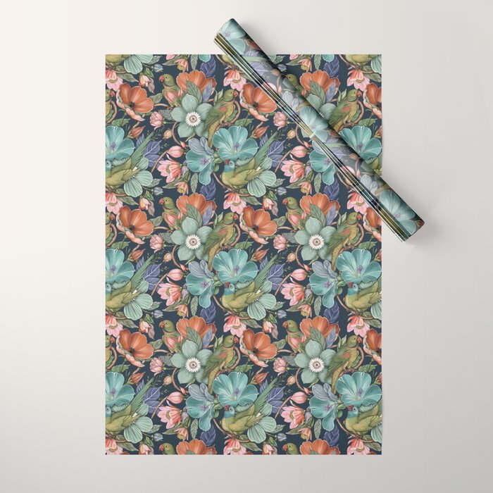 Birdsong Garden Delight Wrapping Paper Gallery Image 1