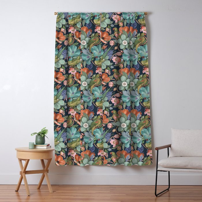 Birdsong Garden Delight Window Curtain Gallery Image 5