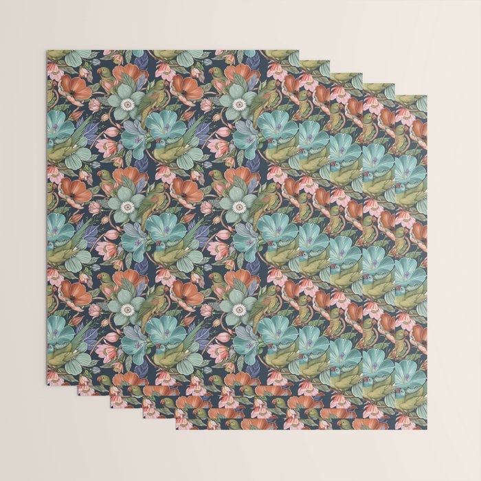 Birdsong Garden Delight Wrapping Paper Gallery Image 3