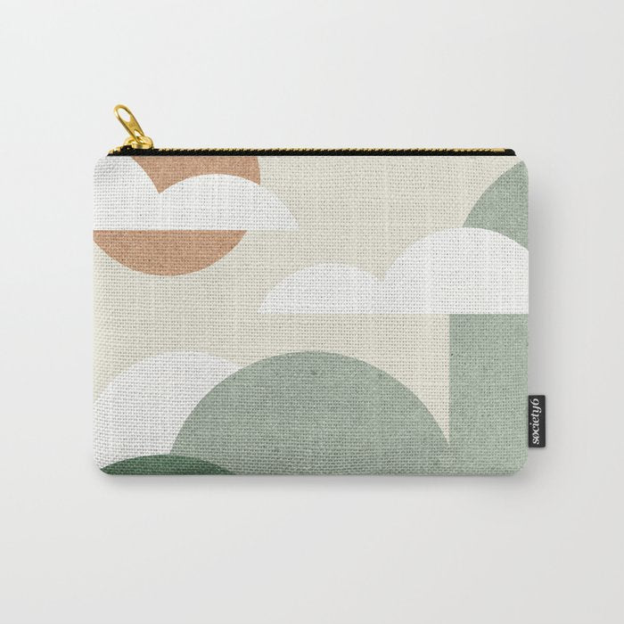 Mountains and Clouds Carry All Pouch Gallery Image 1