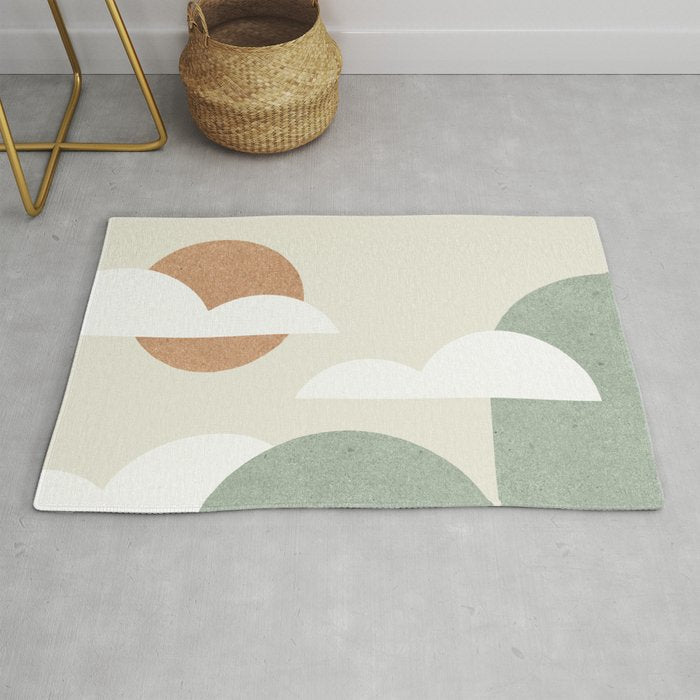 Mountains and Clouds Rug Gallery Image 1