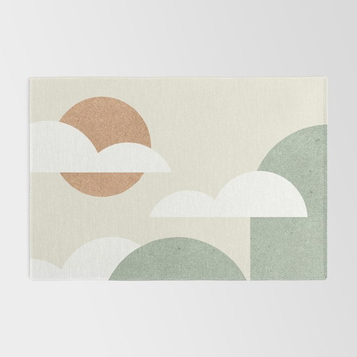 Mountains and Clouds Rug Gallery Image 2