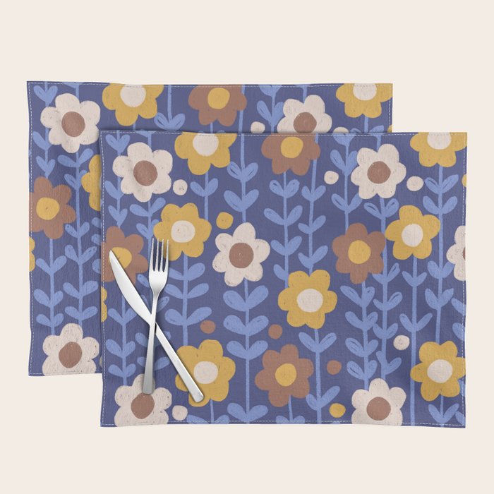 Navy blue Placemat Gallery Image 1