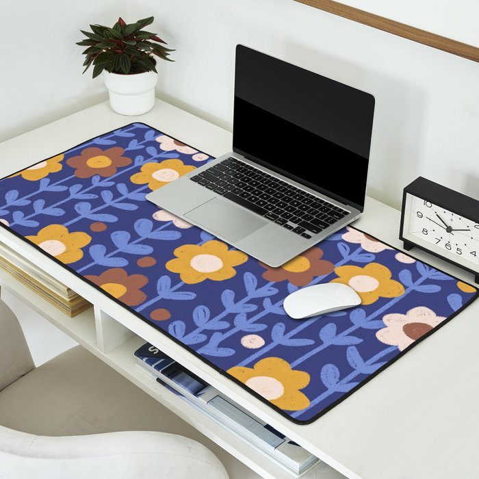 Navy blue Desk Mat Gallery Image 2