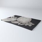 Balancing / Gray on Black Rug Gallery Image 3